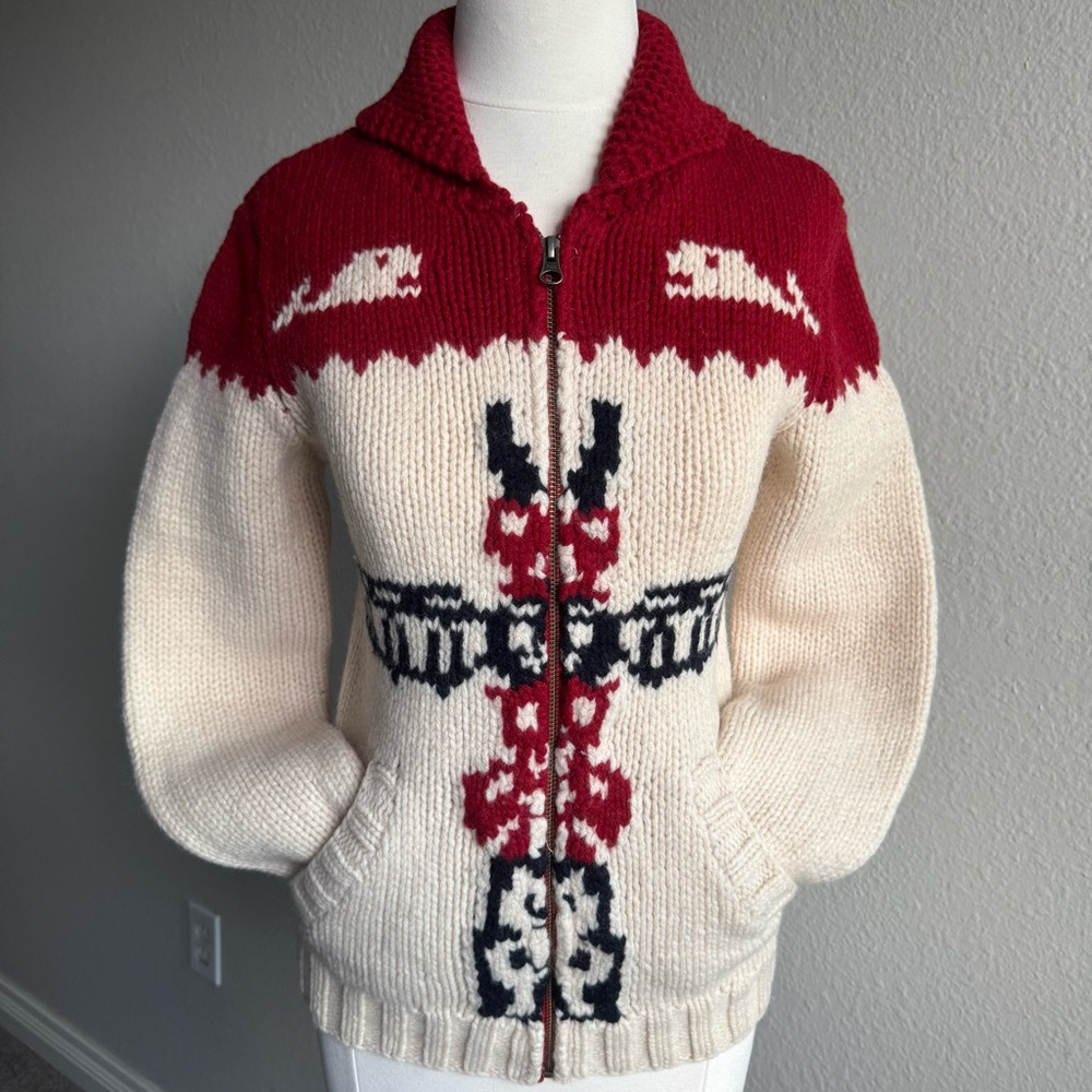 Lucky Brand wool vintage inspired cowichan